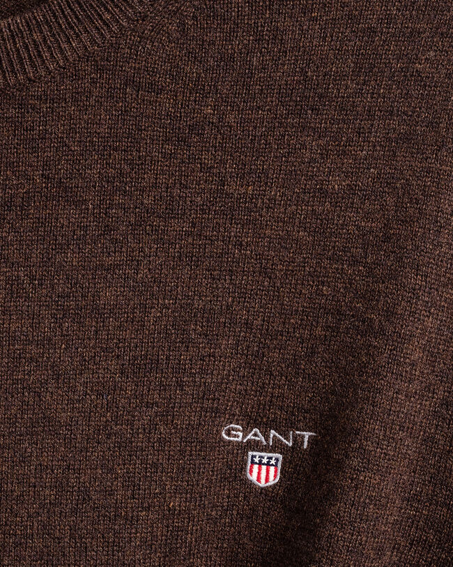 Trui met ronde hals van buitengewoon zachte lamswol