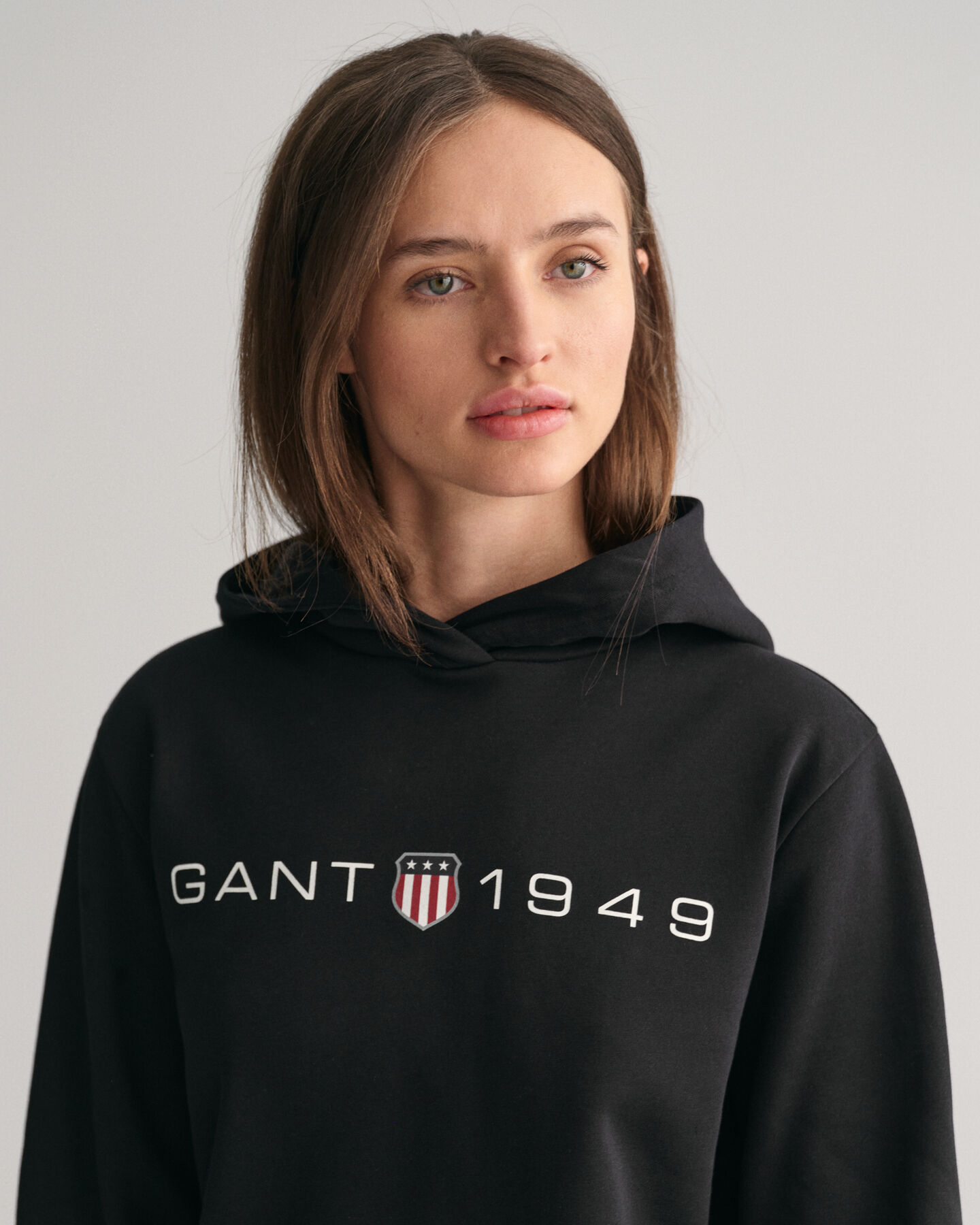 Archive Shield hoodie met print