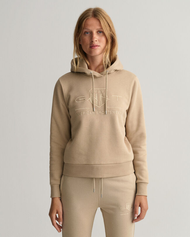 Tonal Shield hoodie
