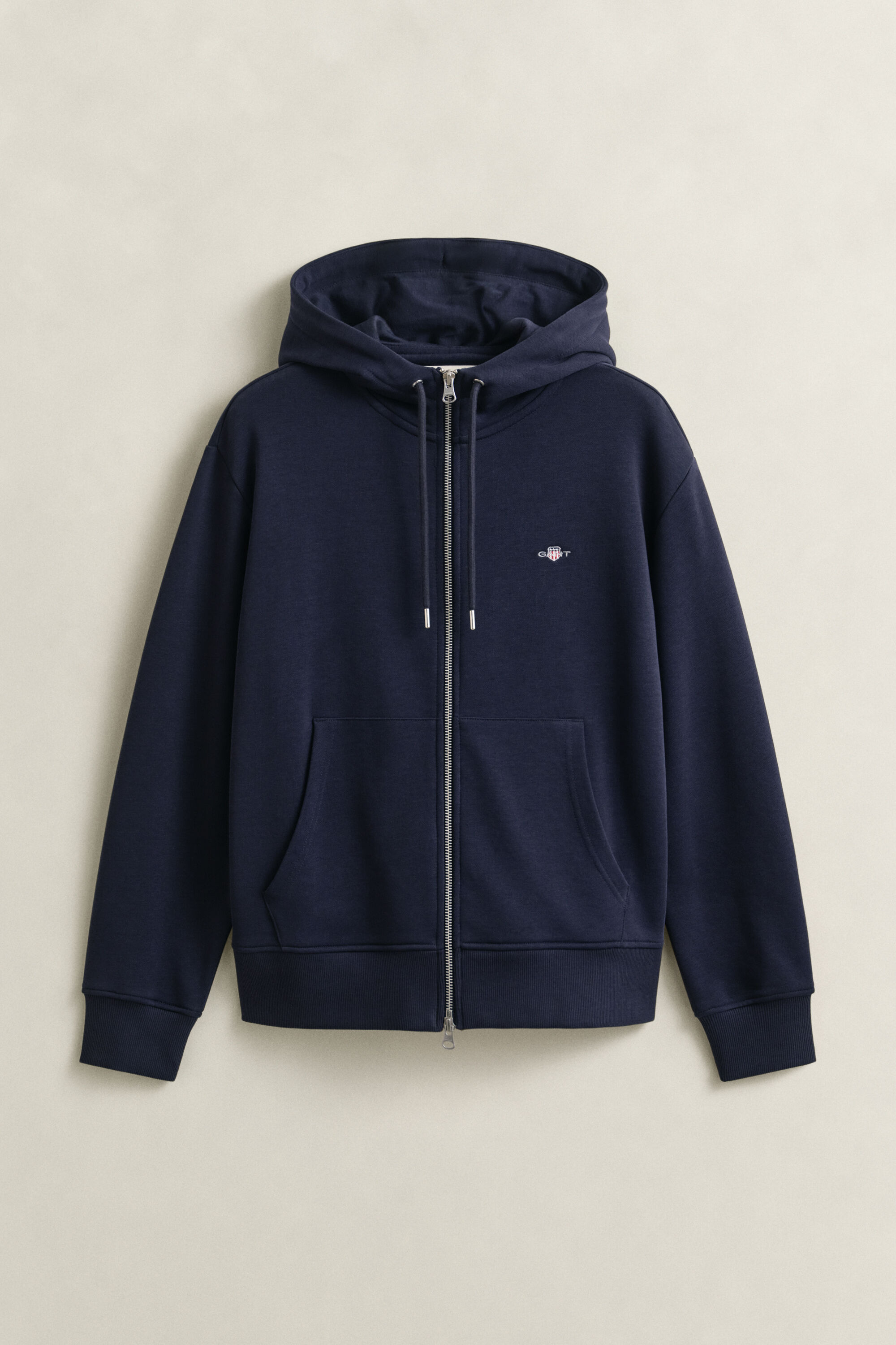 Shield hoodie met ritssluiting