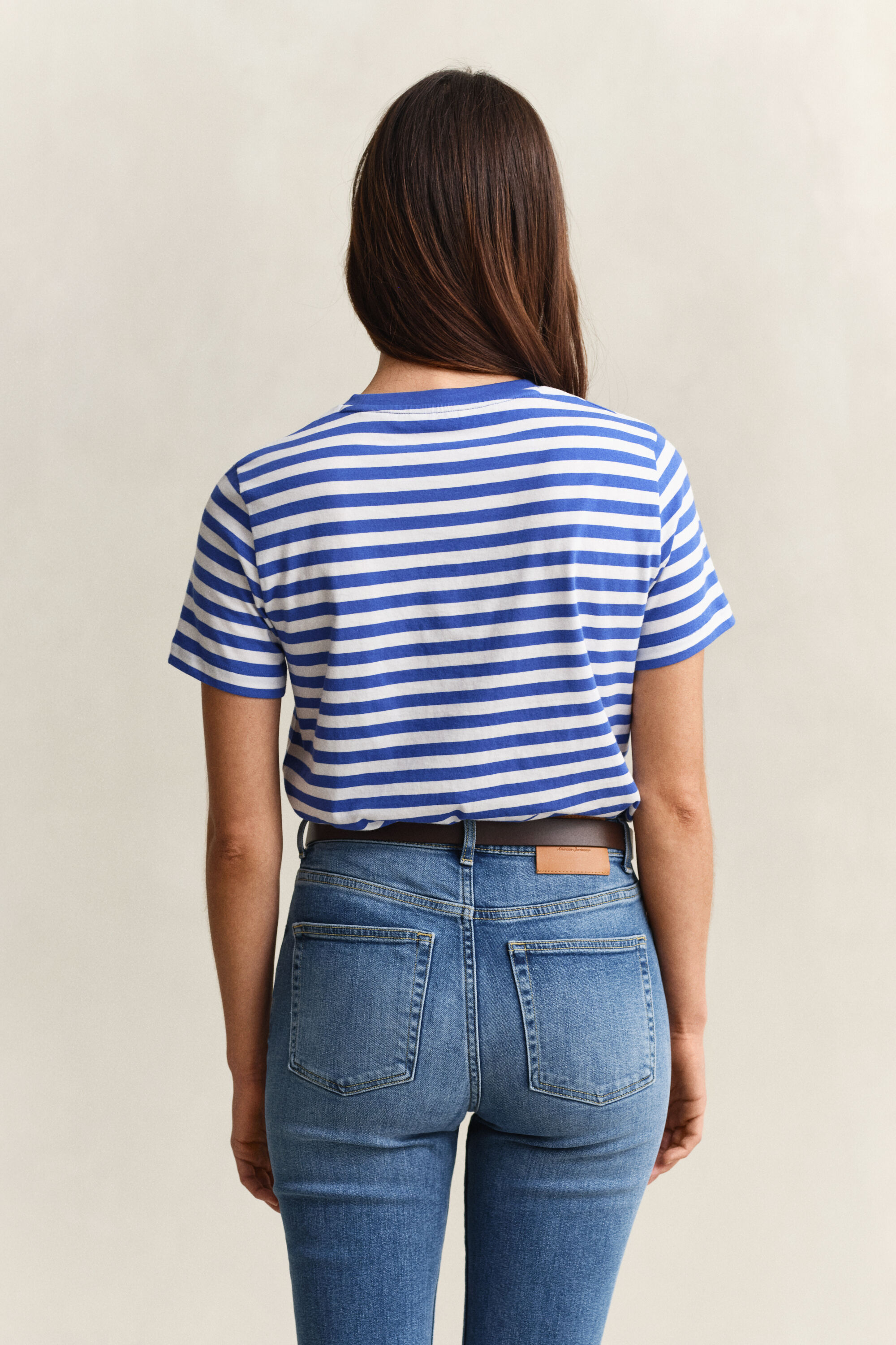 Shield T-shirt met strepen