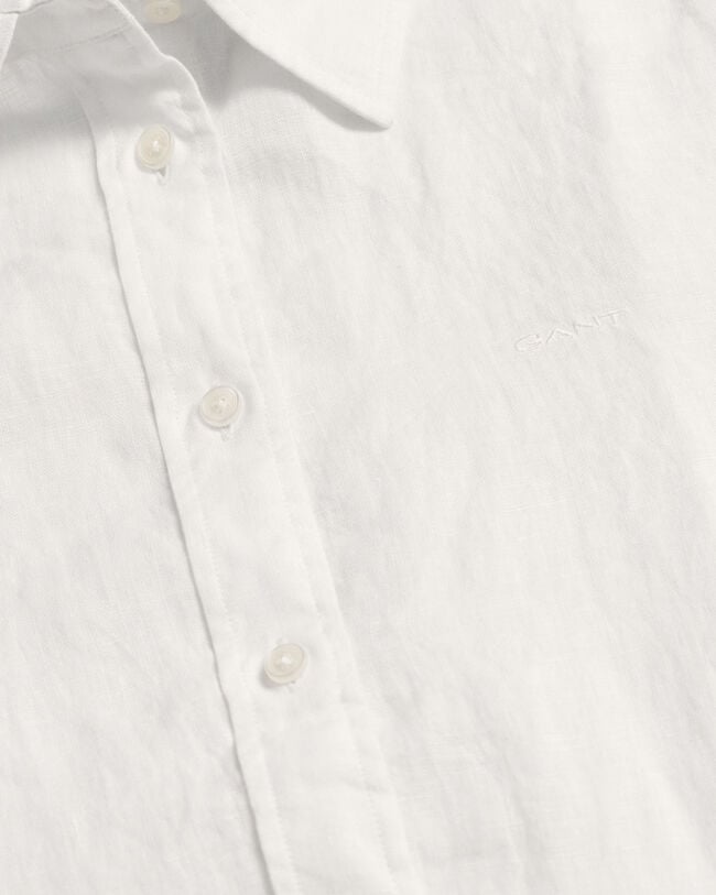 Regular Fit chambray overhemd van linnen