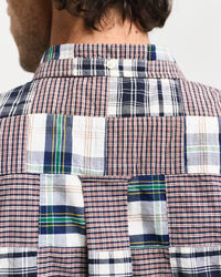 Remake Relaxed Fit Patchwork overhemd