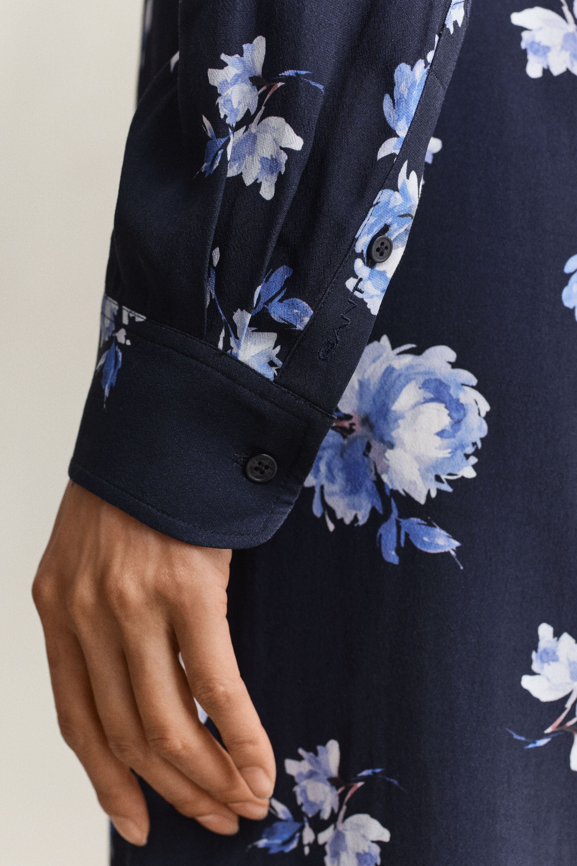 Overhemdjurk met bloemenprint