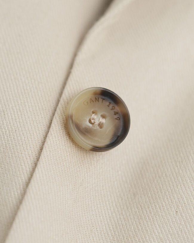 Slim Fit blazer van linnen met stretch