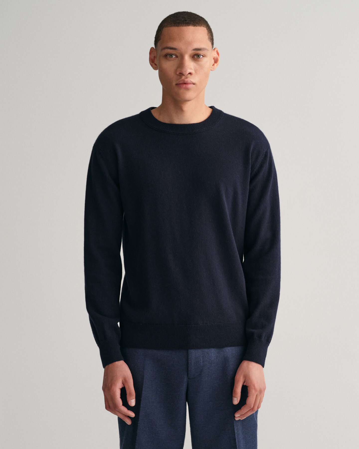 Sweater met ronde hals van kasjmier