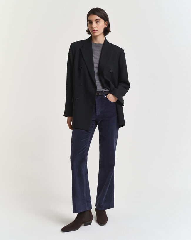 Flared corduroy jeans