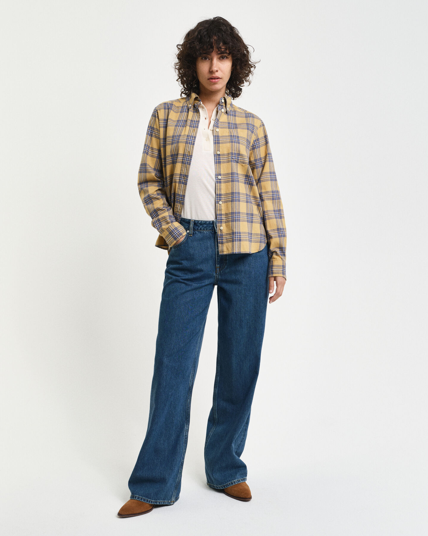 Regular Fit geruit flanellen overhemd