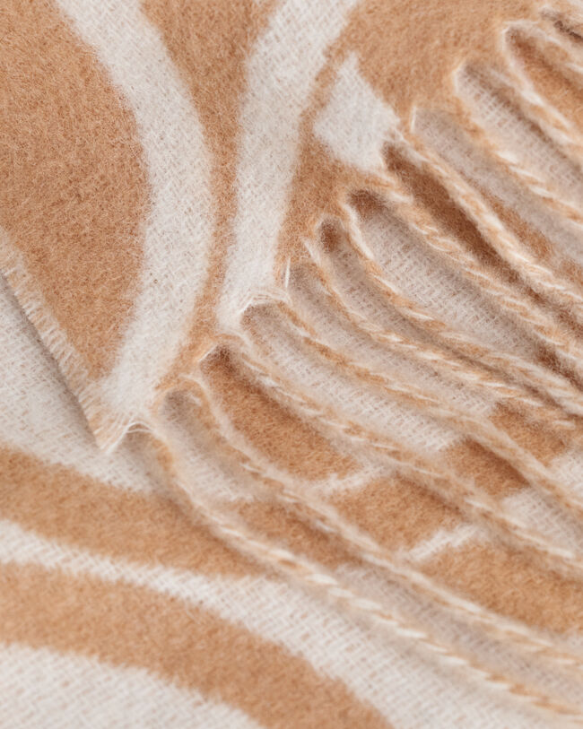 G Patterned wollen poncho