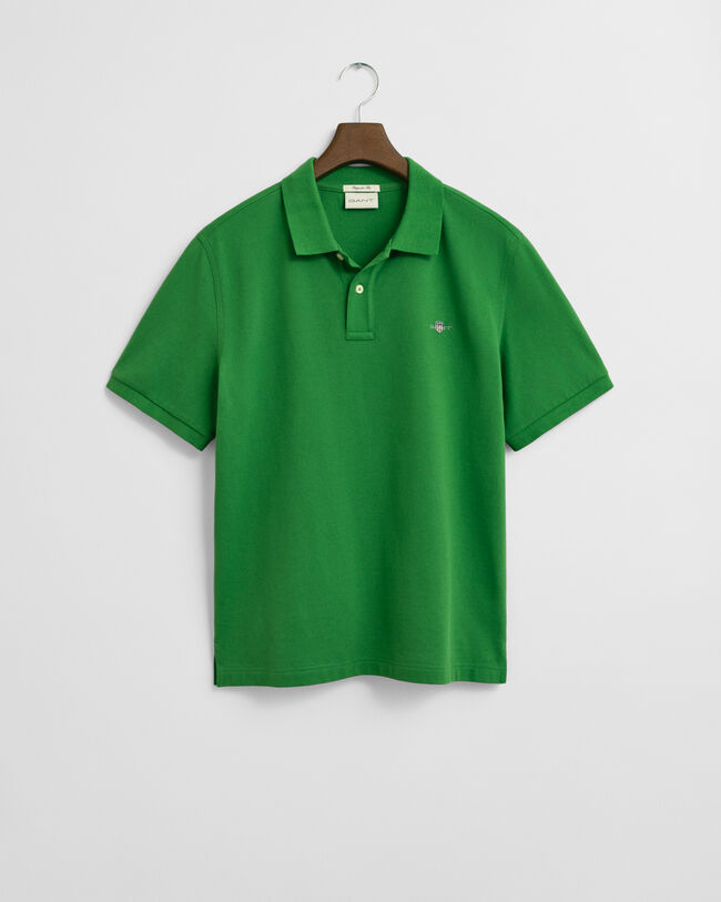 Regular Fit Shield piqué poloshirt