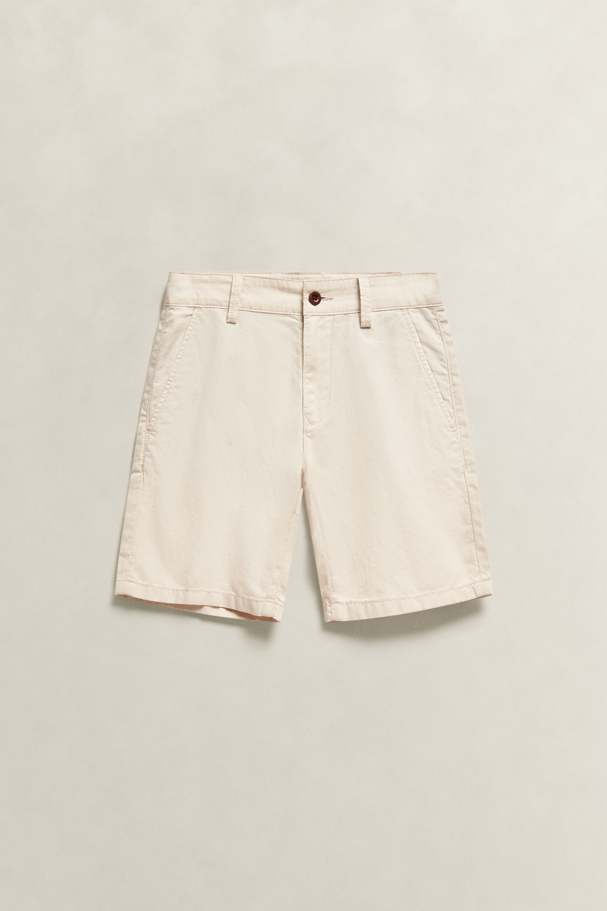 Teen Boys short van linnenmix