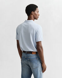 Regular Fit Shield piqué poloshirt