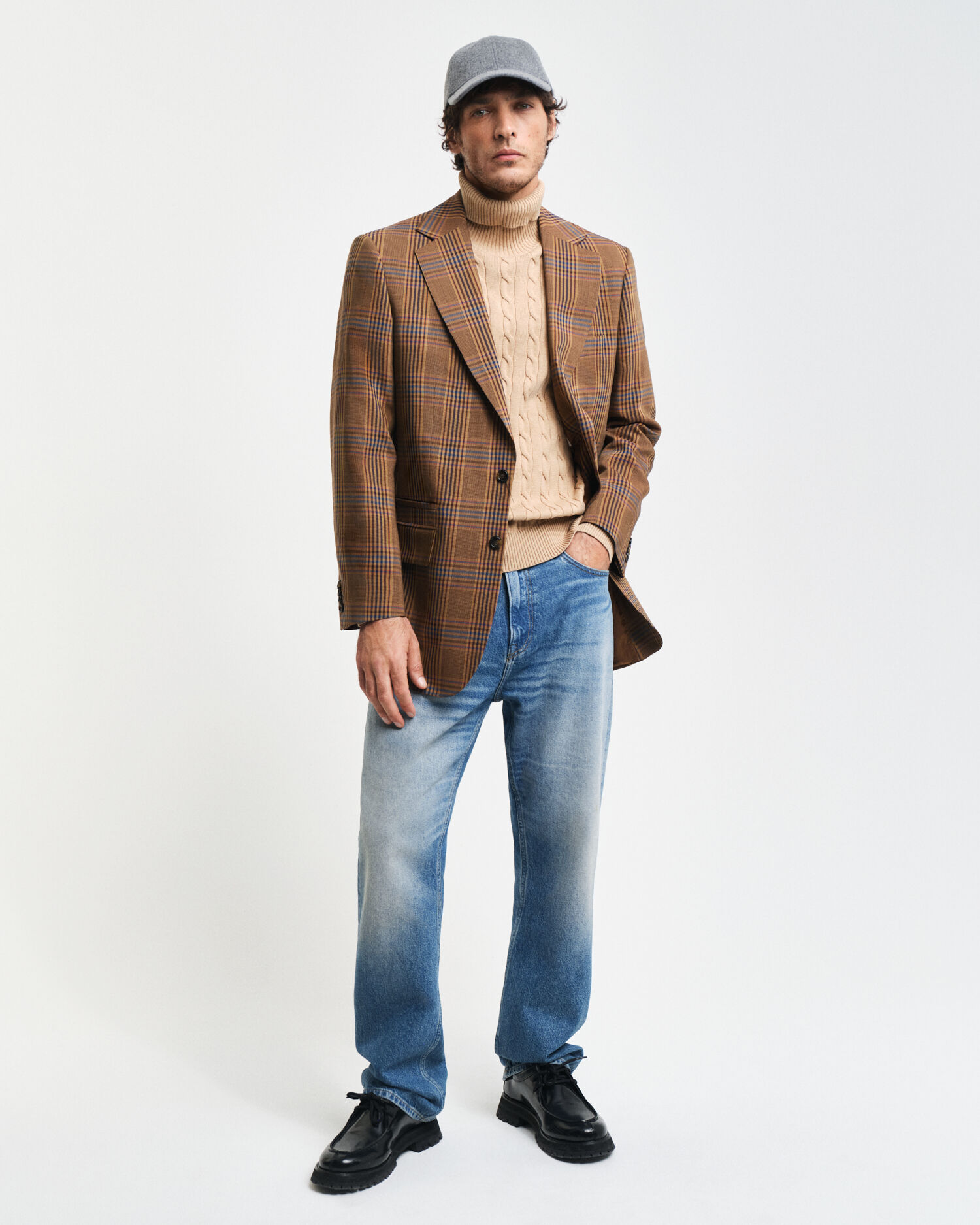 Katoenen kabelcoltrui