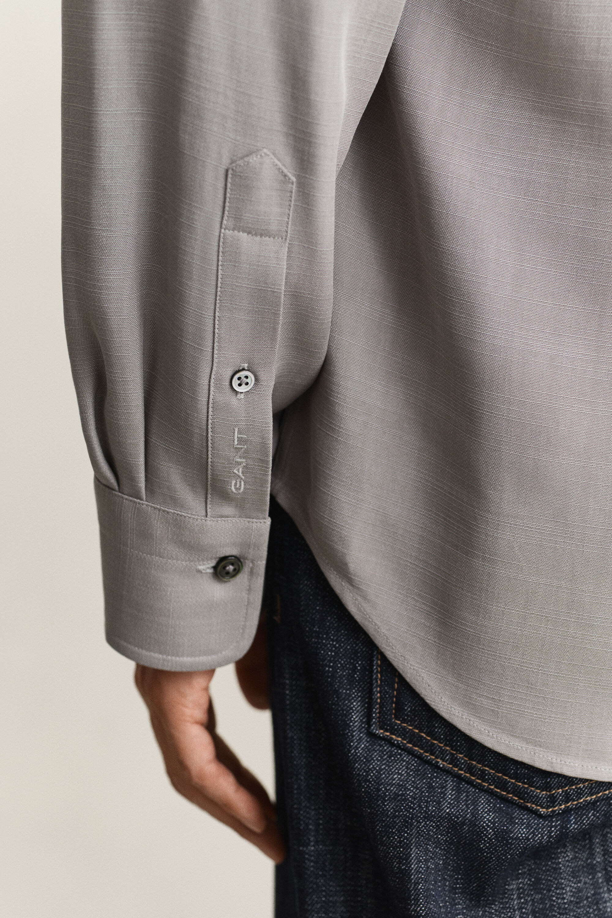 Overoverhemd van lyocell