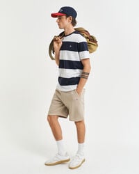 T-shirt met brede strepen