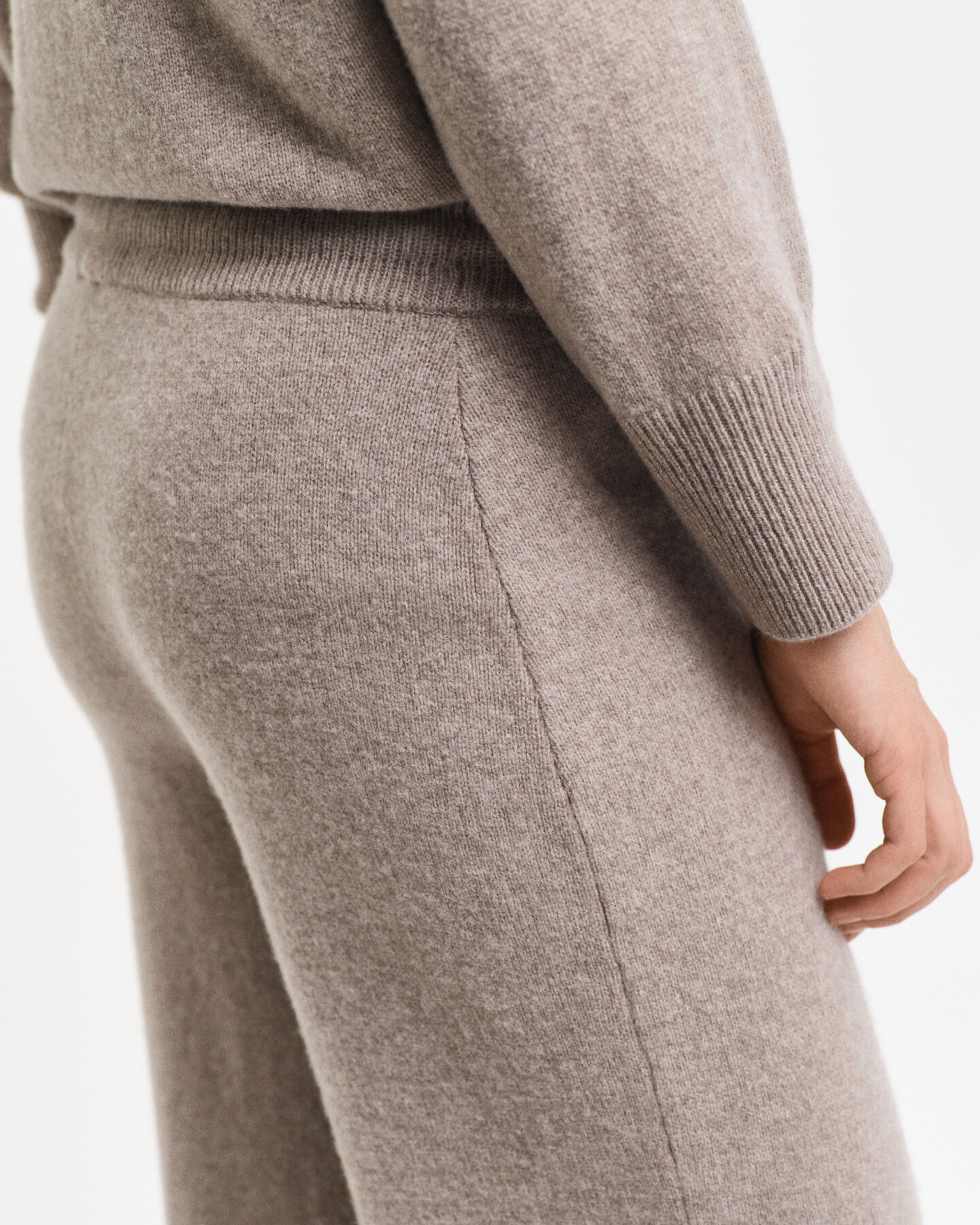 Broek van gebreide wol