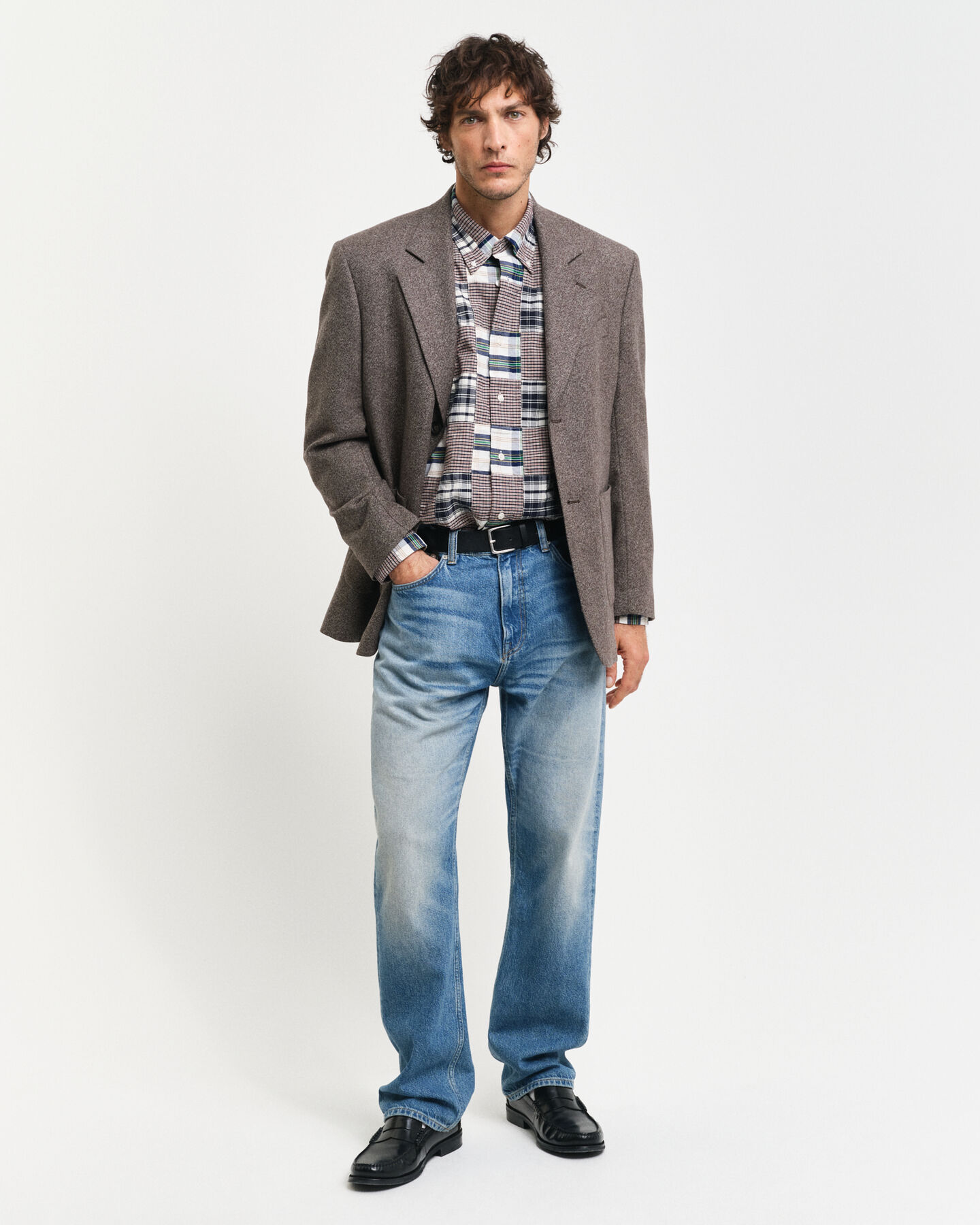 Remake Relaxed Fit Patchwork overhemd