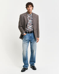 Remake Relaxed Fit Patchwork overhemd