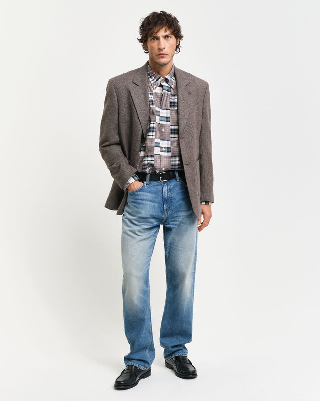 Remake Relaxed Fit Patchwork overhemd