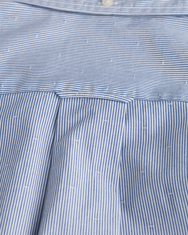 Regular Fit overhemd met strepen en Dobby-stip