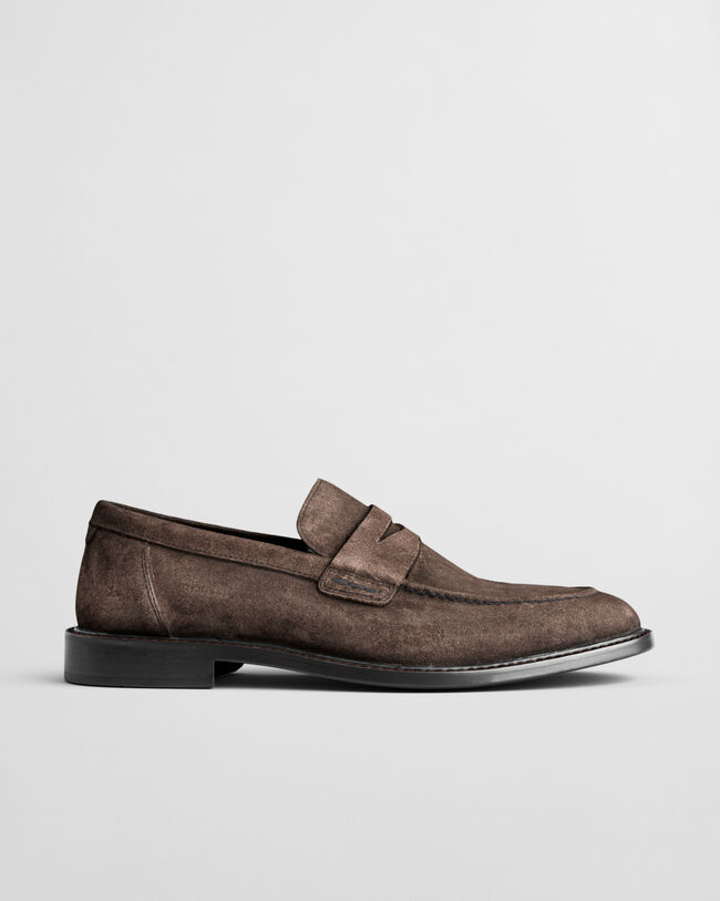 Lozham su&egrave;de loafers
