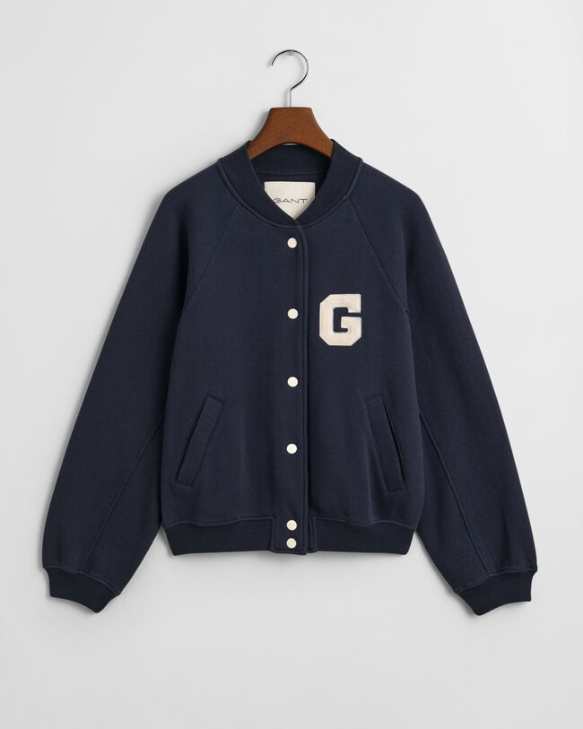 G Badge Varsity Jacket van jersey