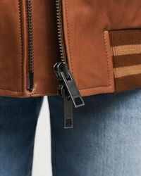 Leren GANT Varsity Jacket