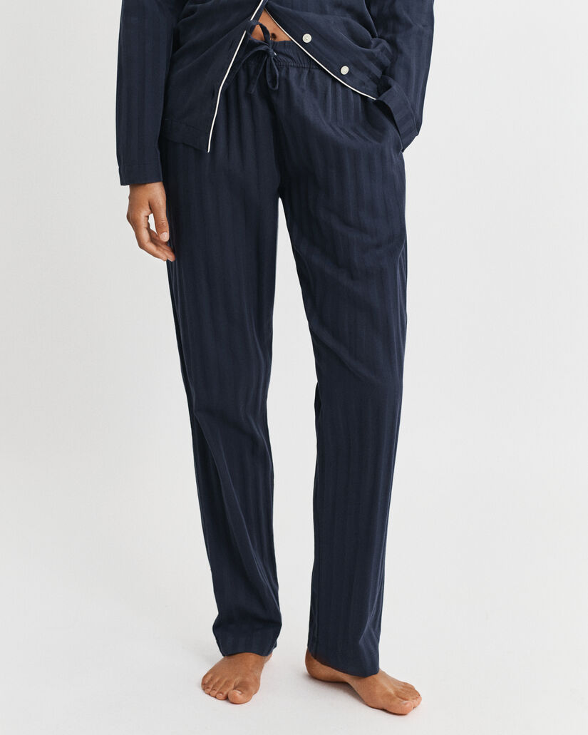 Cadeauset met satijnen pyjama met streepje