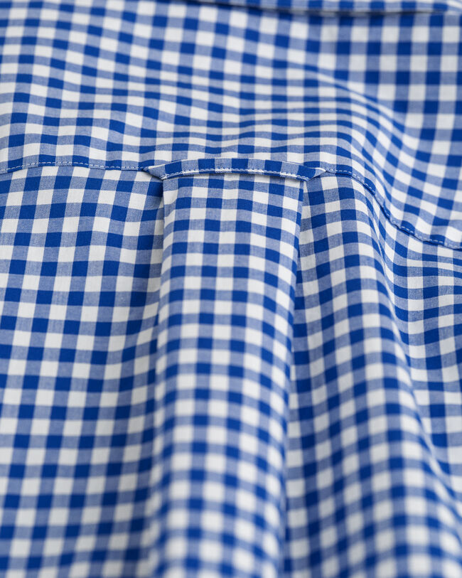 Regular Fit Classic overhemd met Gingham-ruitje van poplin
