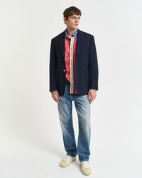 Oversized Fit Seersucker overhemd met streepje