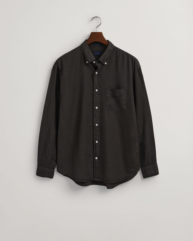 Relaxed Fit speciaal geverfd lyocell overhemd