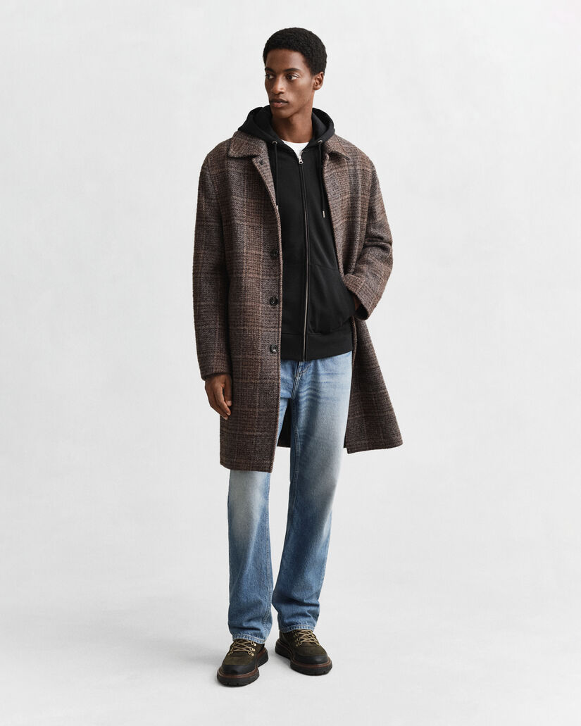 Shield hoodie met ritssluiting