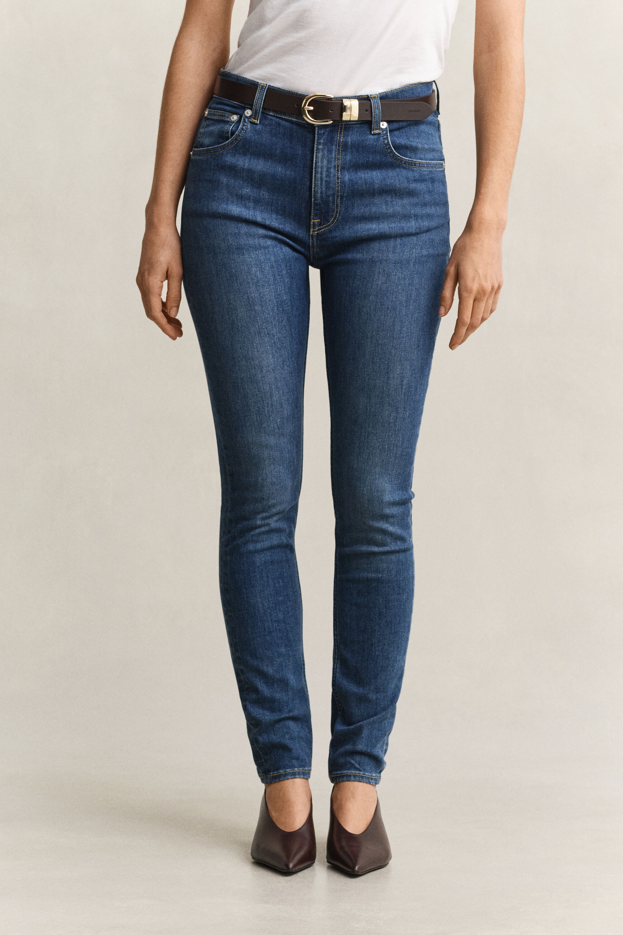 Skinny jeans met stretch