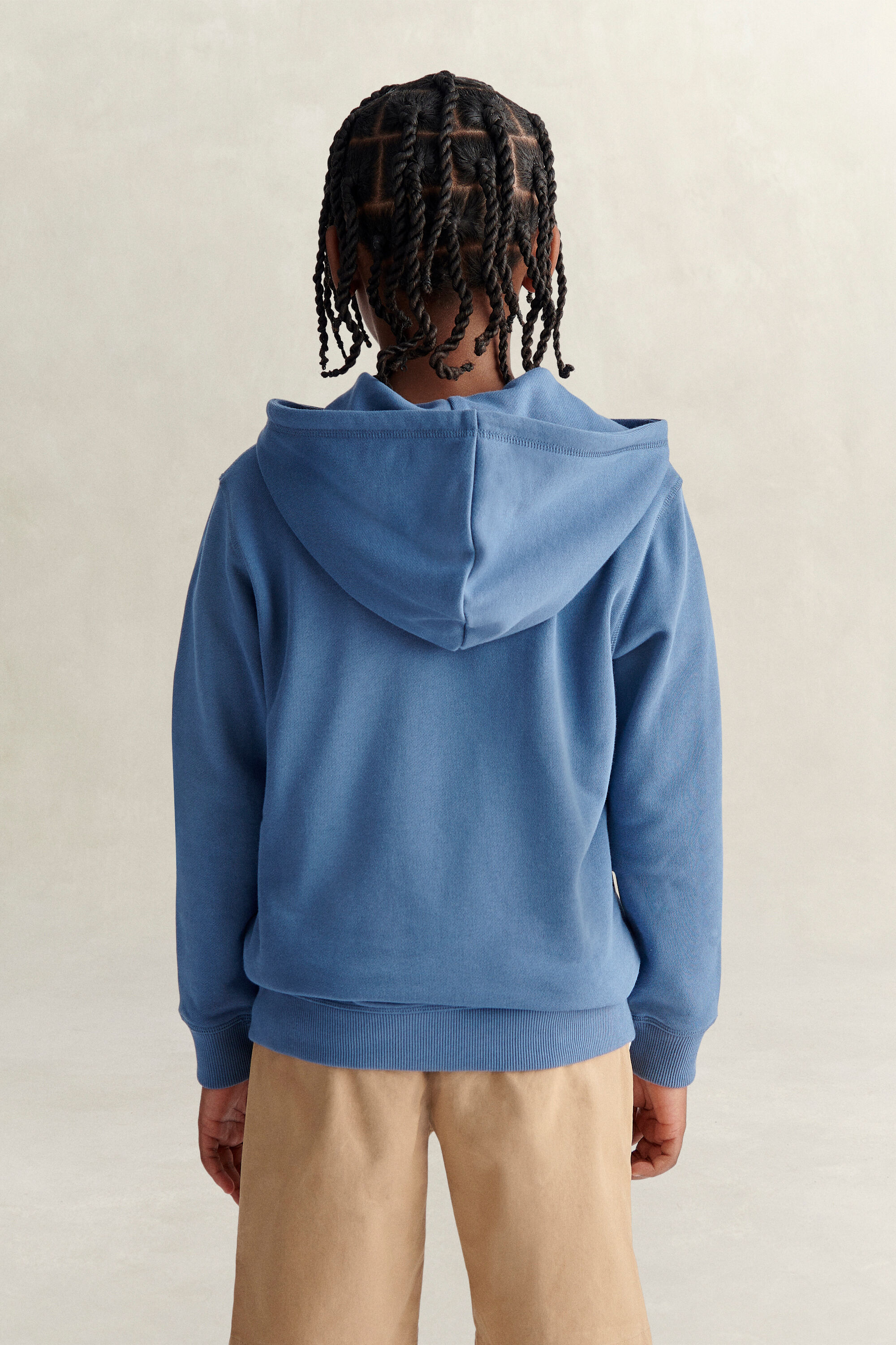 Teens Shield hoodie met ritssluiting