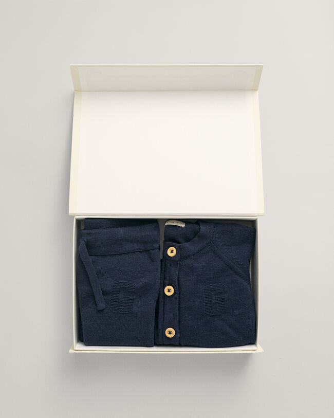 Baby cadeauset met vest & broek