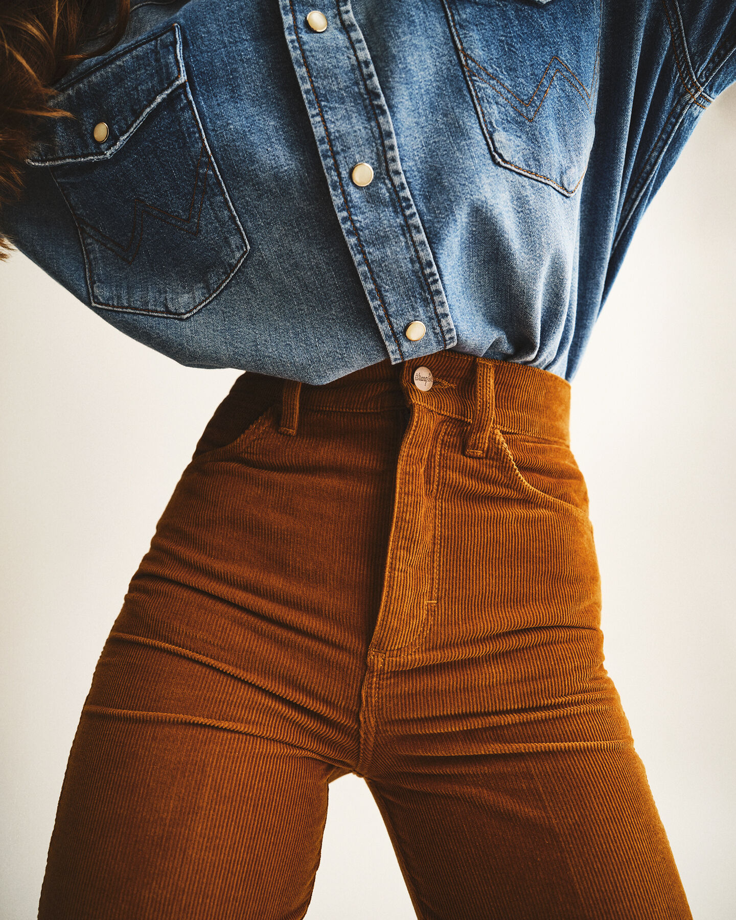 Wrangler x GANT Bootcut corduroy jeans