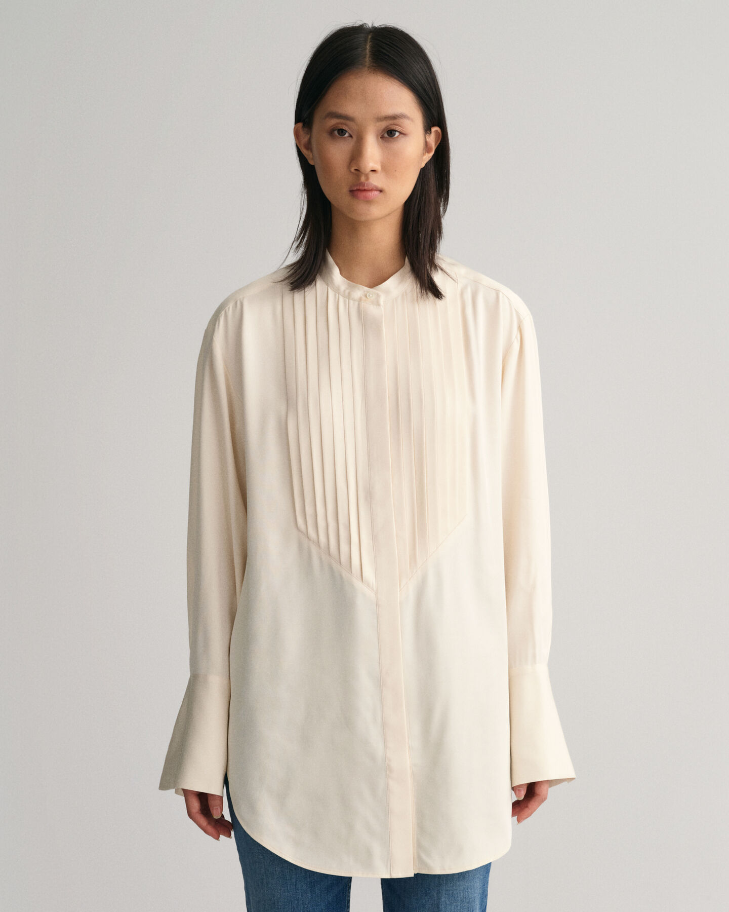 Relaxed Fit smokingoverhemd