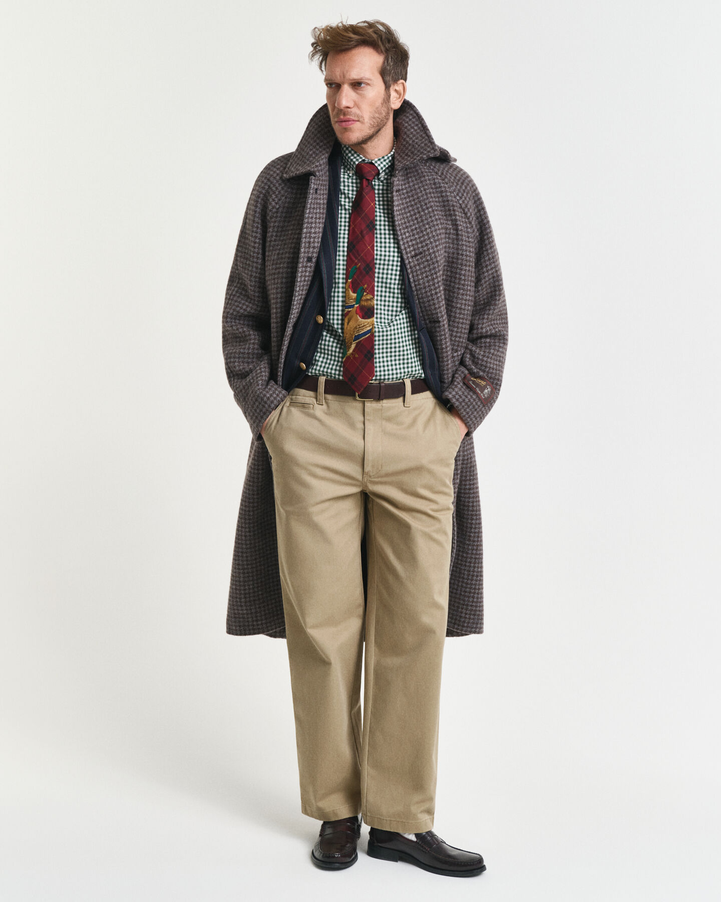 Regular Fit Classic overhemd met Gingham-ruitje van poplin