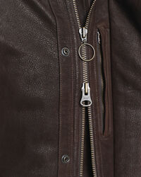 Dubbellaags jack van nubuck