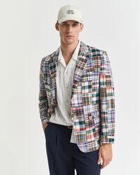 Regular Fit blazer met patchwork