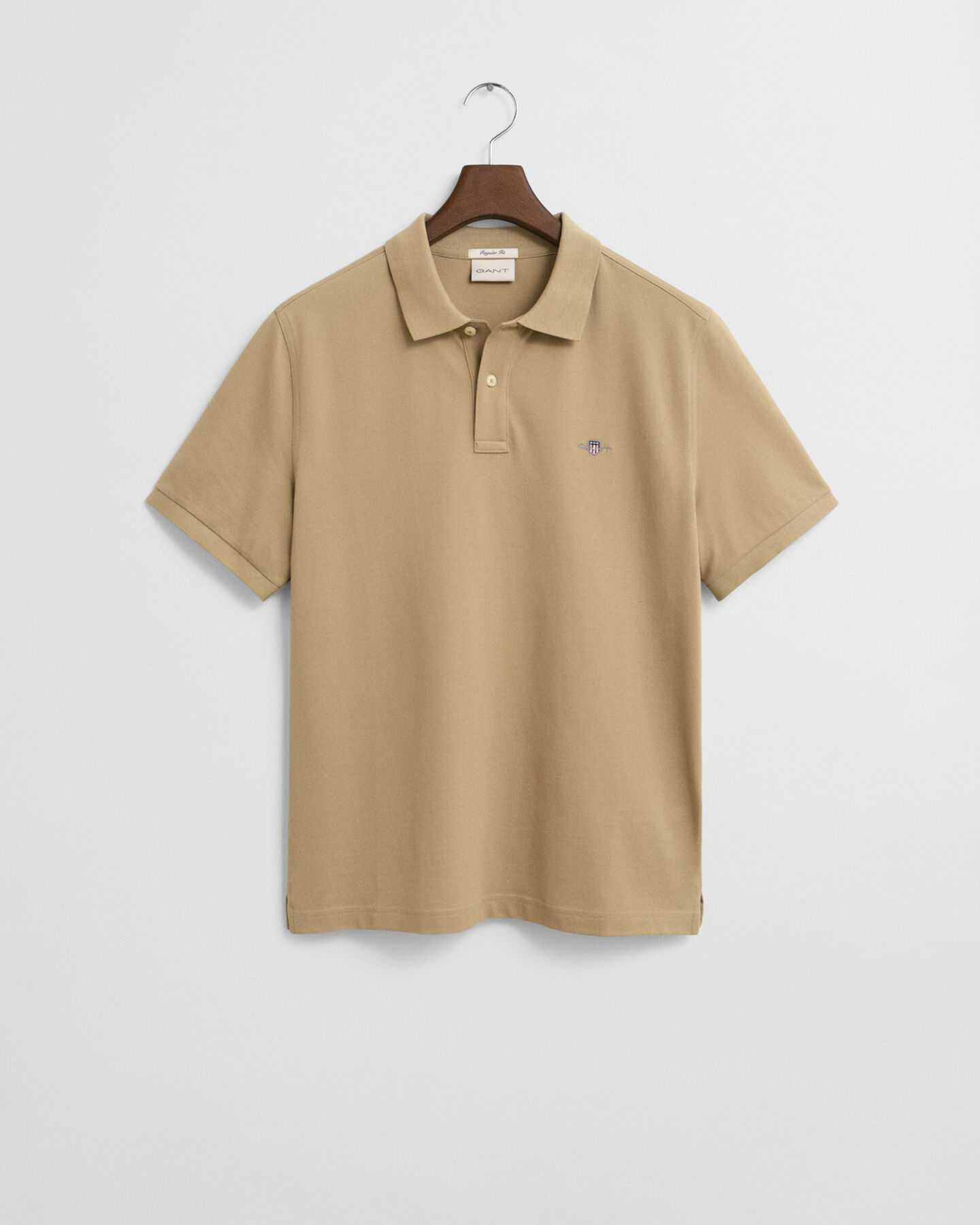 Regular Fit Shield piqué poloshirt