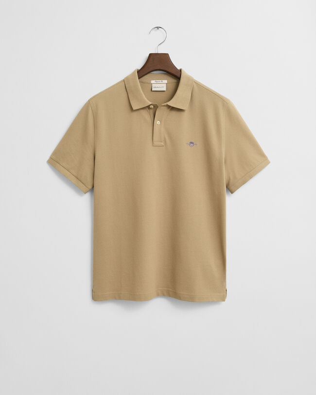 Regular Fit Shield piqué poloshirt