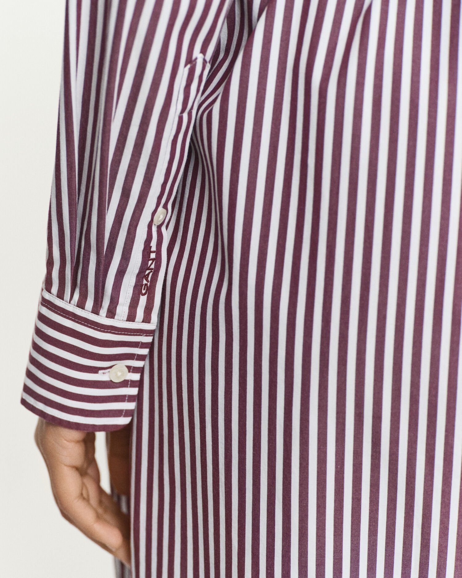 Classic poplin overhemdjurk met ceintuur