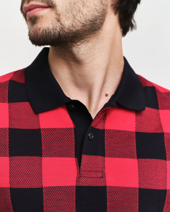 Jacquard poloshirt