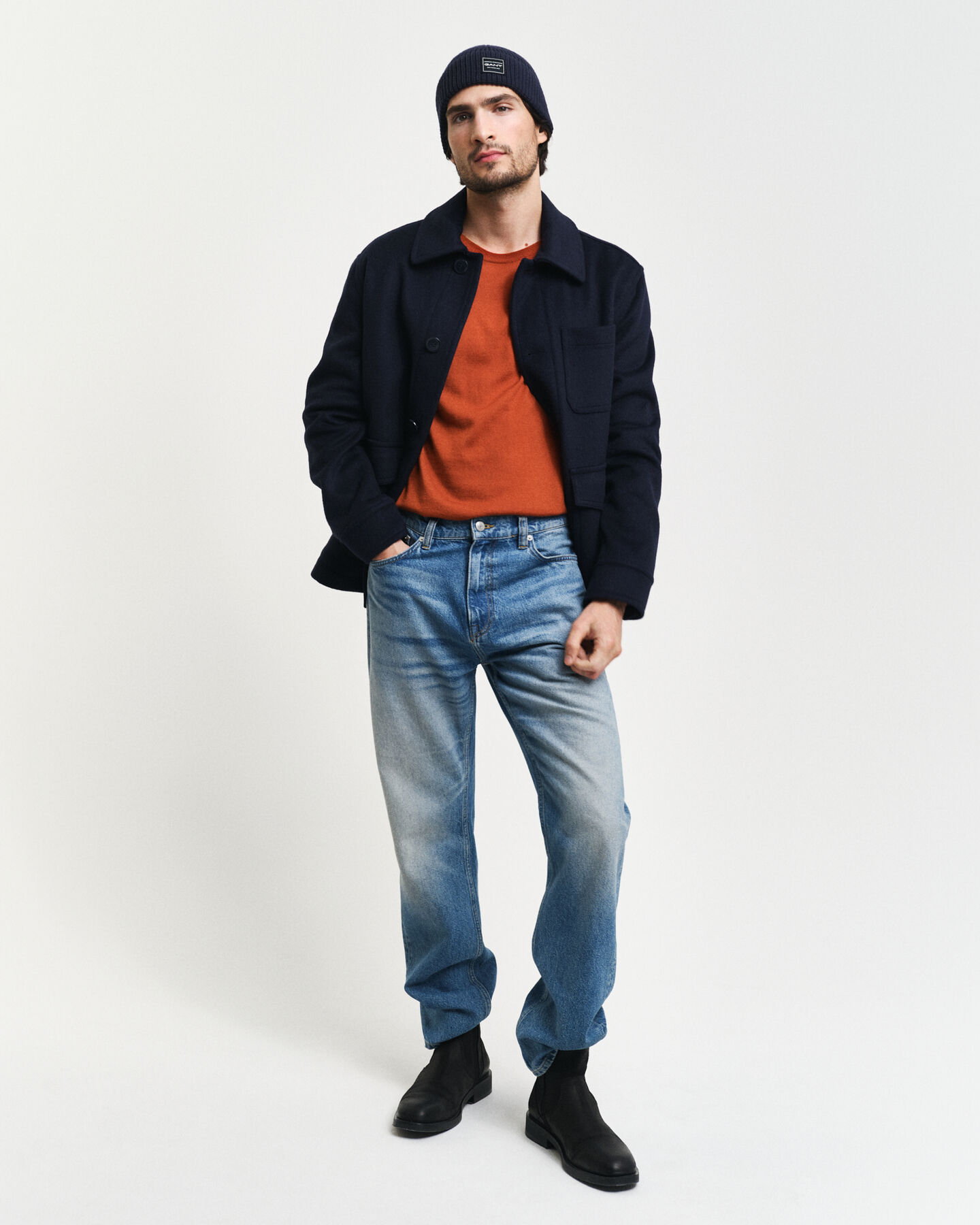 Trui met ronde hals van extra fijne merinoswol