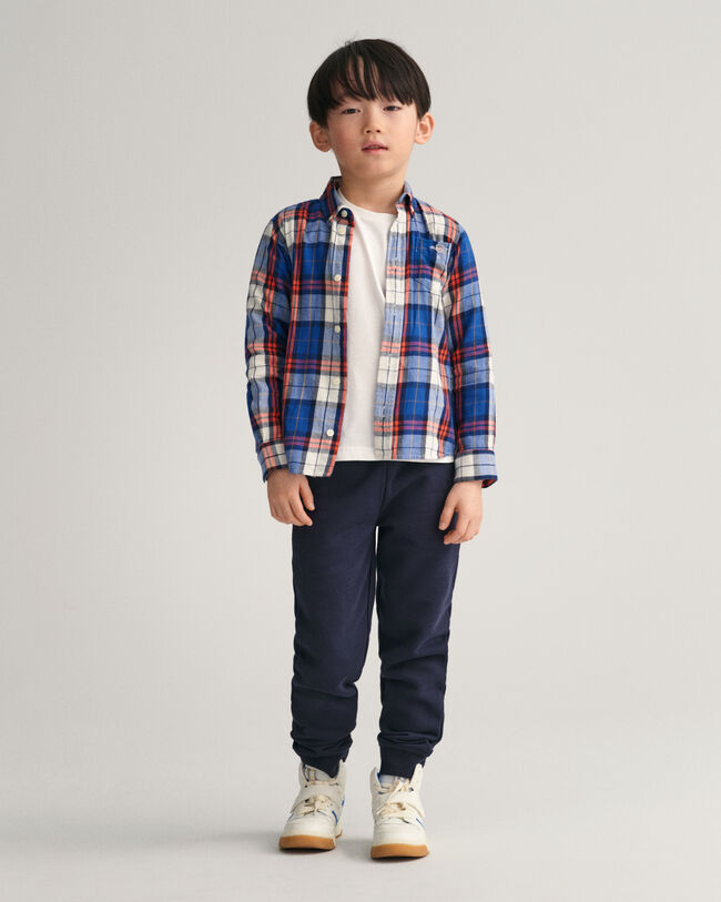 Kids Regular Fit geruit flanellen shirt
