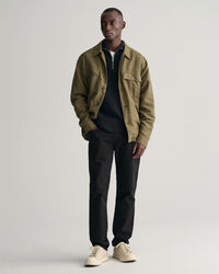 Milano Knit katoenen trui met korte rits