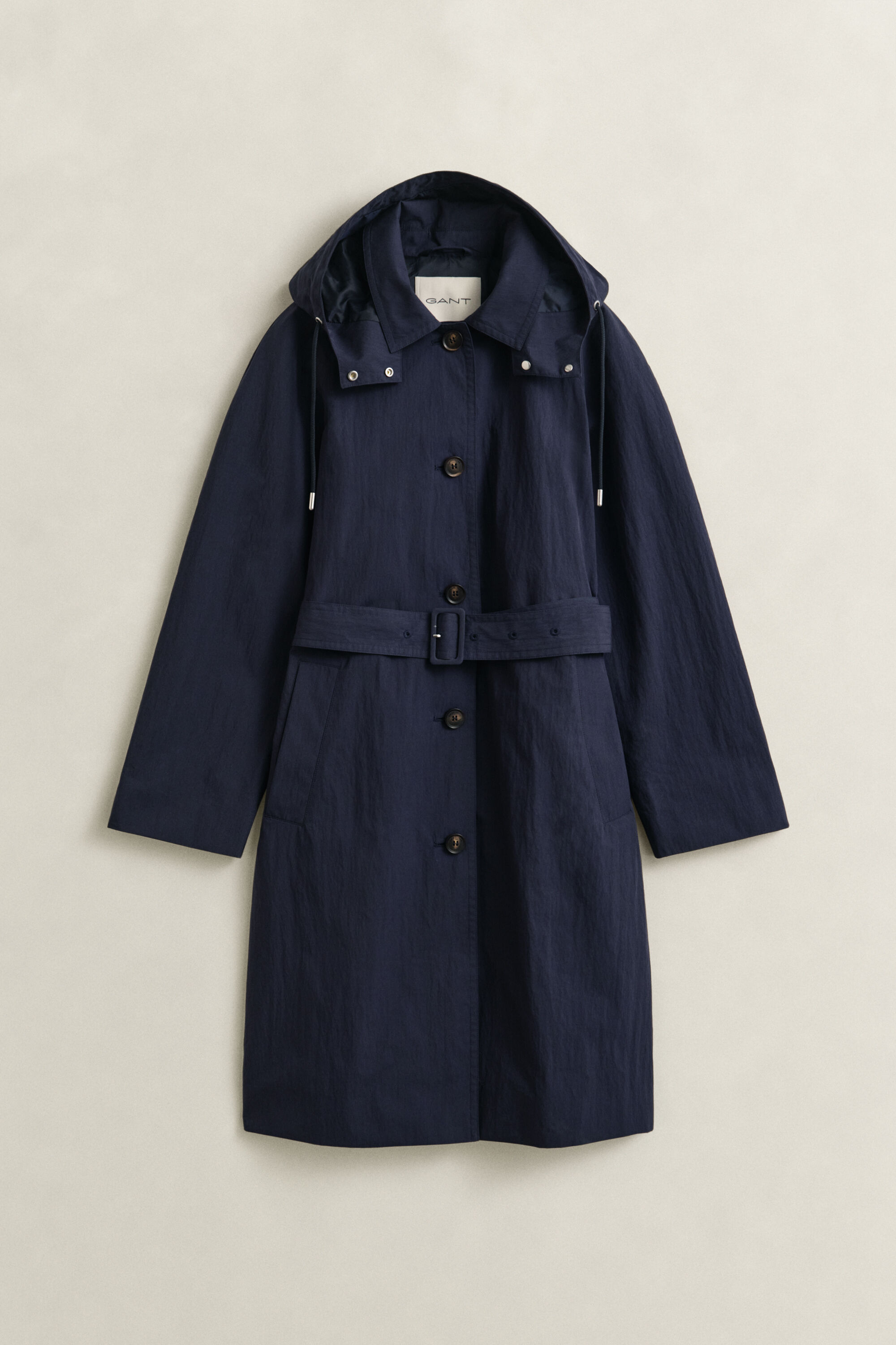 Windjas met ceintuur