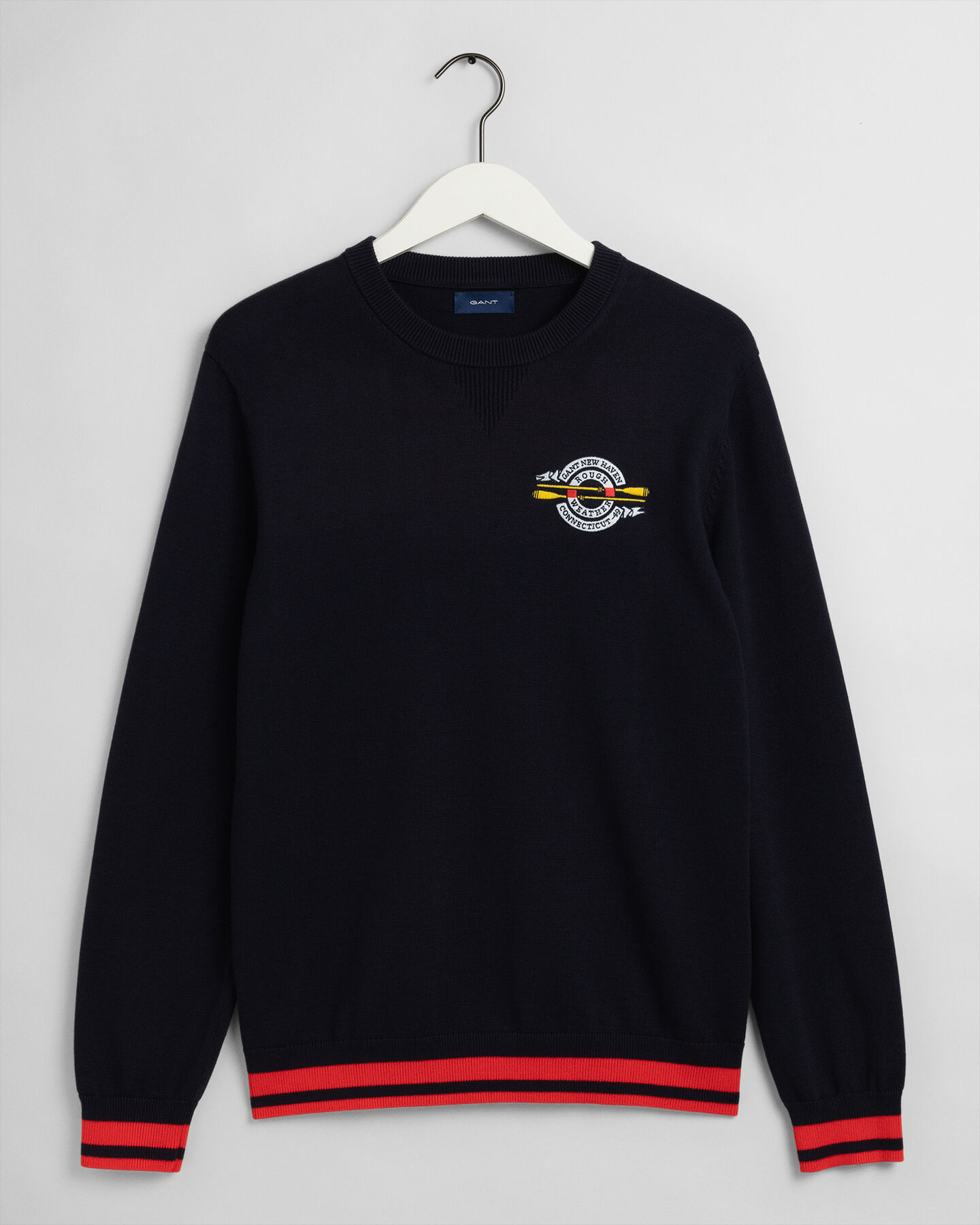 Rough Weather Crest sweater met ronde hals