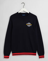Rough Weather Crest sweater met ronde hals